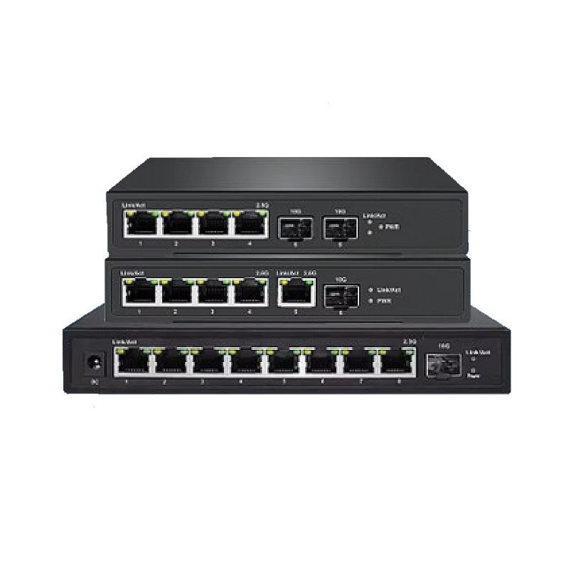Sfp+ 10G Managed Switch 8 Port - 5-портовый, 8-портовый, 2.5G, управляемый через веб-интерфейс,