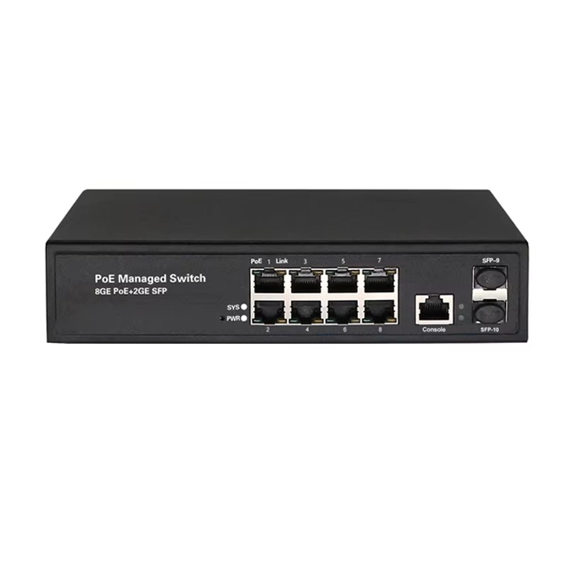 8-портовый гигабитный управляе – обзор и цена Managed Gigabit Poe Switch 8 Port 802.3At