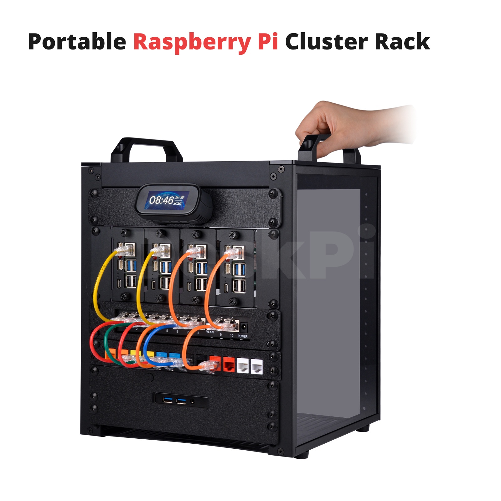 Корпус RackMate T1/2 Plus для  – обзор и цена Deskpi Super6C