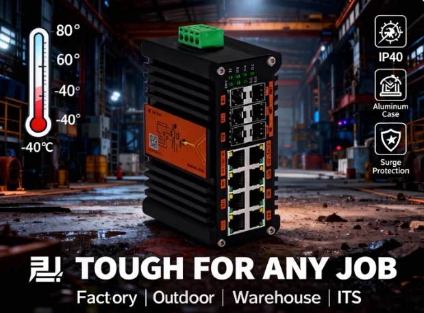 Промышленный управляемый PoE-к – обзор и цена Sfp+ 10G Managed Switch 8 Port